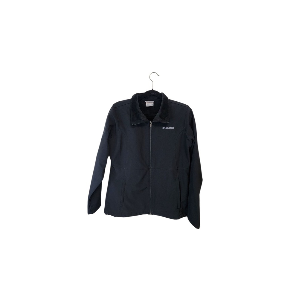 Columbia Mens Softshell Jacket Fleece Lined Full Zip Coat Outdoor‎ Black